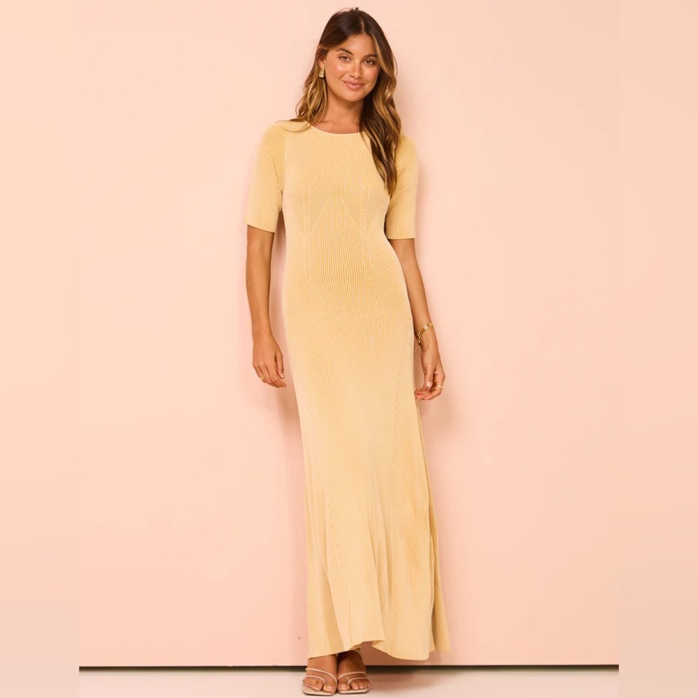 Hansen & Gretel Zaina Knit Dress in Marigold
